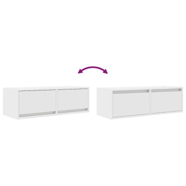 vidaXL Έπιπλα Τηλεόρασης 2 τεμ. 80x31x25,5cm Επεξεργασμένο Ξύλο