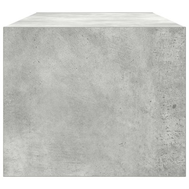 vidaXL Έπιπλο Τηλεόρασης Γκρι Σκυροδέματος 80x31x25,5cm Επεξεργ. Ξύλο