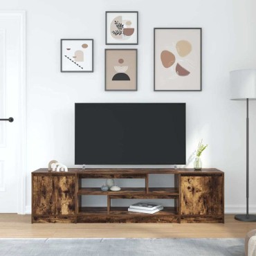 vidaXL Έπιπλο Τηλεόρασης Καπνιστή Δρυς 188,5x41x50cm Επεξ. Ξύλο