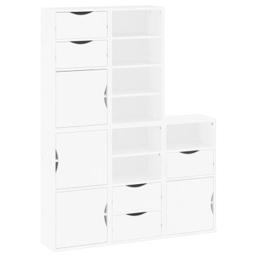 vidaXL Πλαϊνά ντουλάπια 5 τεμ. ODDA 40x24x79cm από Μασίφ Ξύλο Πεύκου