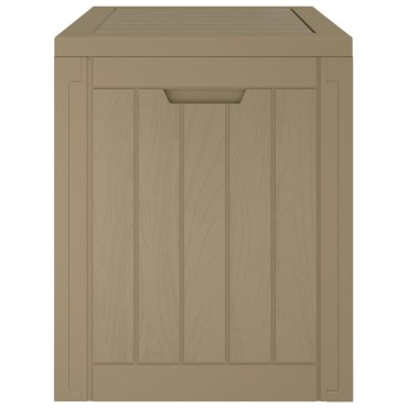 vidaXL Μπαούλο Αποθήκευσης Κήπου Γκρι 55,5x43x53cm Πολυπροπυλένιο 1 τεμ.