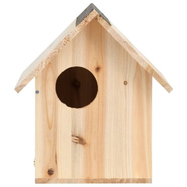 vidaXL Σπιτάκι Σκίουρου 26 x 25 x 29 εκ. Μασίφ Ξύλο Ελάτης