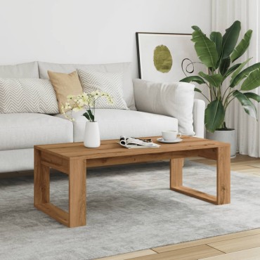 vidaXL Τραπεζάκι Σαλονιού Artisan Δρυς 102x50x35cm Επεξεργασμένο Ξύλο 1 τεμ.