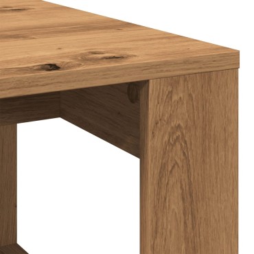 vidaXL Τραπεζάκι Σαλονιού Artisan Δρυς 102x50x35cm Επεξεργασμένο Ξύλο 1 τεμ.