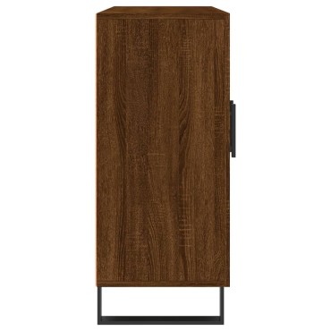 vidaXL Ντουλάπι Καφέ Δρυς 90x34x80cm από Επεξεργασμένο Ξύλο 1 τεμ.