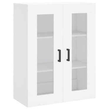 vidaXL Ντουλάπι Λευκό 69,5x34x180cm από Επεξεργασμένο Ξύλο 1 τεμ.