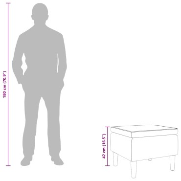 vidaXL Σκαμπό με Ξύλινα Πόδια Ανοιχτό Πράσινο Βελούδινο 52x52x42cm 1 τεμ.