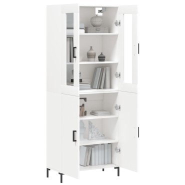 vidaXL Ντουλάπι Λευκό 69,5x34x180cm από Επεξεργασμένο Ξύλο 1 τεμ.