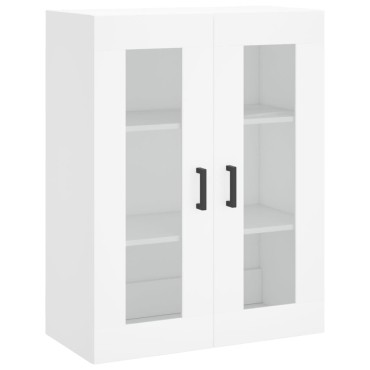 vidaXL Ντουλάπι Λευκό 69,5x34x180cm από Επεξεργασμένο Ξύλο 1 τεμ.