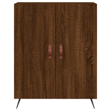 vidaXL Ντουλάπι Καφέ Δρυς 69,5x34x180cm από Επεξεργασμένο Ξύλο 1 τεμ.