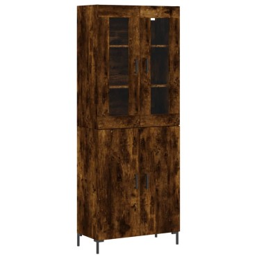 vidaXL Ντουλάπι Καπνιστή Δρυς 69,5x34x180cm από Επεξεργασμένο Ξύλο 1 τεμ.