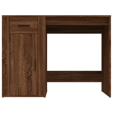 vidaXL Γραφείο Καφέ Δρυς 100x49x75cm από Επεξεργασμένο Ξύλο 1 τεμ.