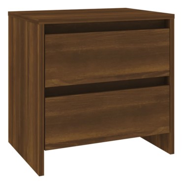 vidaXL Κομοδίνο Καφέ Δρυς 45x34,5x44,5cm από Μοριοσανίδα 1 τεμ.