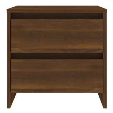vidaXL Κομοδίνο Καφέ Δρυς 45x34,5x44,5cm από Μοριοσανίδα 1 τεμ.