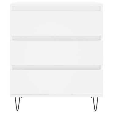 vidaXL Συρταριέρα Λευκή 60x35x70cm από Επεξεργασμένο Ξύλο 1 τεμ.
