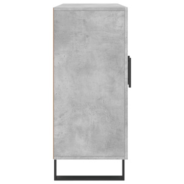 vidaXL Ντουλάπι Γκρι Σκυροδέματος 90x34x80cm Επεξεργασμένο Ξύλο 1 τεμ.