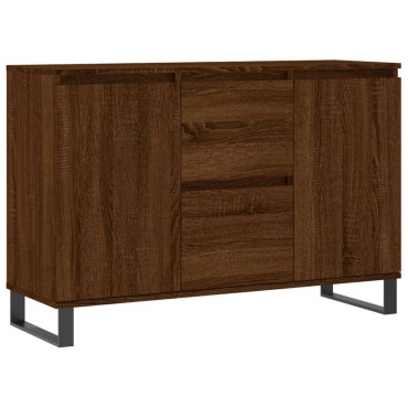 vidaXL Μπουφές Καφέ Δρυς 104x35x70cm από Επεξεργασμένο Ξύλο 1 τεμ.