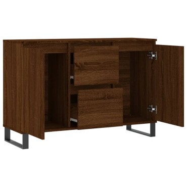 vidaXL Μπουφές Καφέ Δρυς 104x35x70cm από Επεξεργασμένο Ξύλο 1 τεμ.
