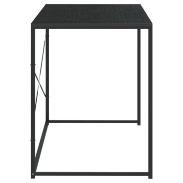 vidaXL Γραφείο Υπολογιστή Μαύρο 110x60x70cm Επεξεργασμένο Ξύλο 1 τεμ.