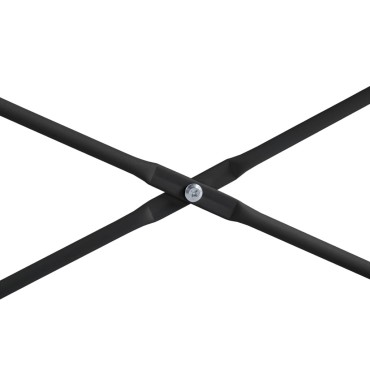 vidaXL Γραφείο Υπολογιστή Μαύρο 110x60x70cm Επεξεργασμένο Ξύλο 1 τεμ.