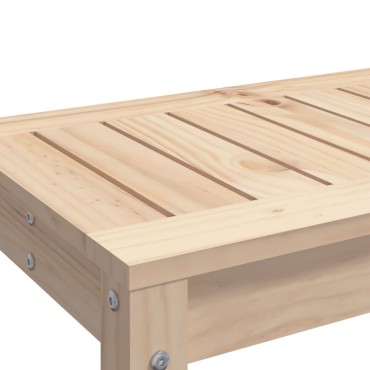 vidaXL Παγκάκι Κήπου 82,5x35x45cm από Μασίφ Ξύλο Πεύκου 1 τεμ.