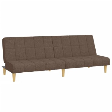 vidaXL Καναπές Κρεβάτι Διθέσιος Taupe Υφασμάτινος 200x84,5x69cm 1 τεμ.