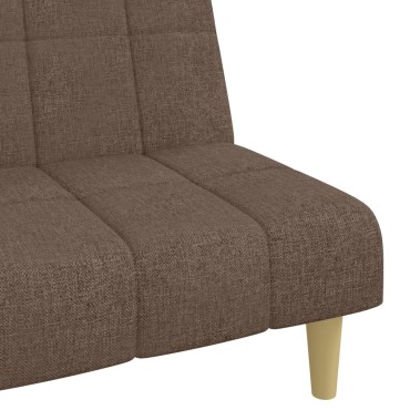 vidaXL Καναπές Κρεβάτι Διθέσιος Taupe Υφασμάτινος 200x84,5x69cm 1 τεμ.