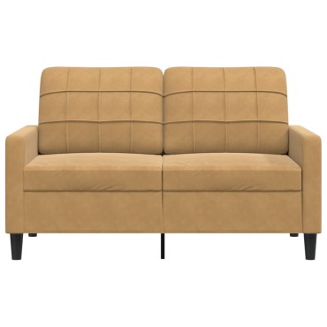 vidaXL Καναπές Διθέσιος Βελούδινος 137x77x80cm 1 τεμ.
