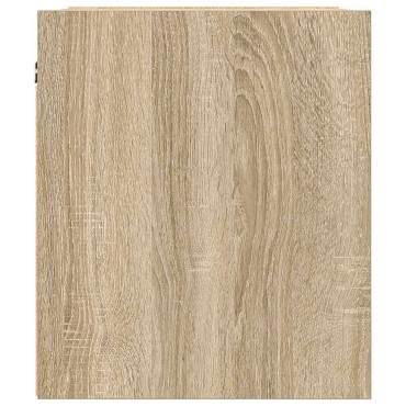 vidaXL Κομοδίνα Επιτοίχια Sonoma Δρυς 38x34x40cm 1 τεμ.
