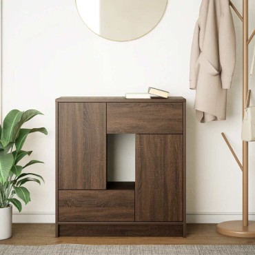 vidaXL Συρταριέρα με Συρτάρια και Πόρτες 70,5x34x74,5 εκ 1 τεμ.