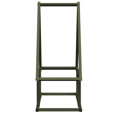 vidaXL Ράφι για καυσόξυλα 50x25x60 εκ. Ατσάλι ψυχρής έλασης