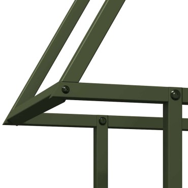 vidaXL Ράφι για καυσόξυλα 50x25x60 εκ. Ατσάλι ψυχρής έλασης