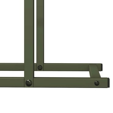 vidaXL Ράφι για καυσόξυλα 50x25x60 εκ. Ατσάλι ψυχρής έλασης