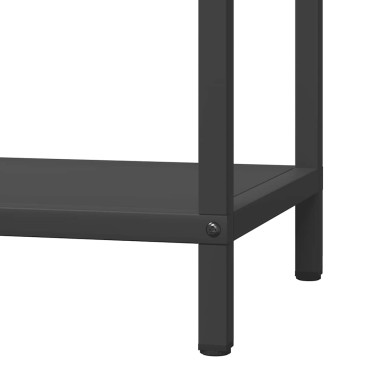 vidaXL Ράφι για καυσόξυλα Μαύρο 40x25x60 εκ. Ατσάλι ψυχρής έλασης
