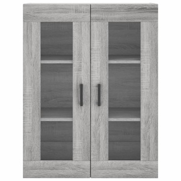 vidaXL Ντουλάπι Γκρι Sonoma 69,5x34x180cm Επεξεργασμένο Ξύλο 1 τεμ.