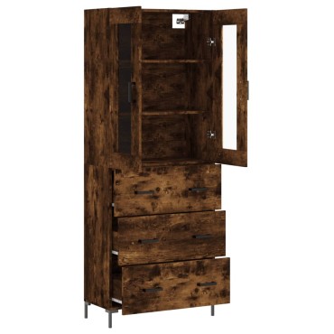 vidaXL Ντουλάπι Καπνιστή Δρυς 69,5x34x180cm από Επεξεργασμένο Ξύλο 1 τεμ.