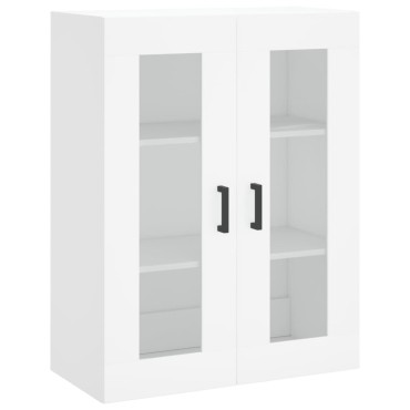 vidaXL Ντουλάπι Λευκό 69,5x34x180cm από Επεξεργασμένο Ξύλο 1 τεμ.