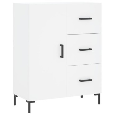 vidaXL Ντουλάπι Λευκό 69,5x34x180cm από Επεξεργασμένο Ξύλο 1 τεμ.