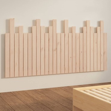 vidaXL Κεφαλάρι Επιτοίχιο 166x3x80cm από Μασίφ Ξύλο Πεύκου 1 τεμ.