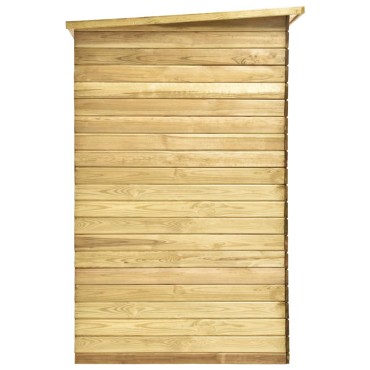 vidaXL Αποθήκη Ποδηλάτων Κήπου 232 x 110 x 170 εκ. από Εμποτισμένο Ξύλο Πεύκου