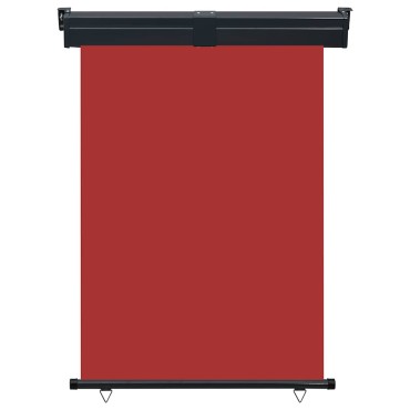 vidaXL Σκίαστρο Βεράντας Πλαϊνό Κόκκινο 125 x 250 εκ.