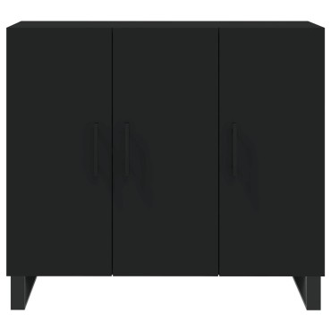 vidaXL Ντουλάπι Μαύρο 90x34x80cm από Επεξεργασμένο Ξύλο 1 τεμ.
