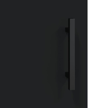 vidaXL Ντουλάπι Μαύρο 90x34x80cm από Επεξεργασμένο Ξύλο 1 τεμ.