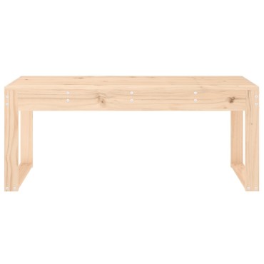 vidaXL Παγκάκι Κήπου 110x38x45cm από Μασίφ Ξύλο Πεύκου 1 τεμ.