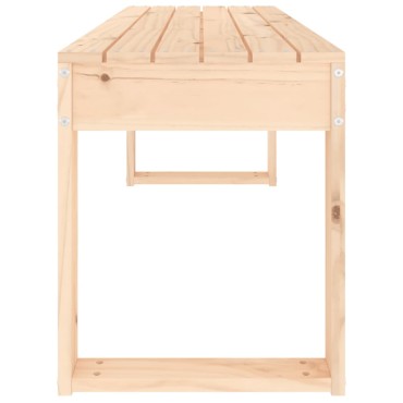vidaXL Παγκάκι Κήπου 110x38x45cm από Μασίφ Ξύλο Πεύκου 1 τεμ.