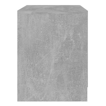 vidaXL Κομοδίνο Γκρι Σκυροδέματος 45x34,5x44,5cm από Μοριοσανίδα 1 τεμ.