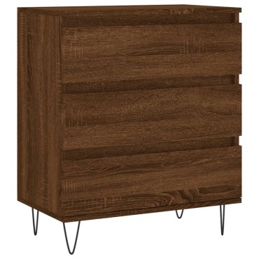 vidaXL Μπουφές Καφέ Δρυς 60x35x70cm από Επεξεργασμένο Ξύλο 1 τεμ.