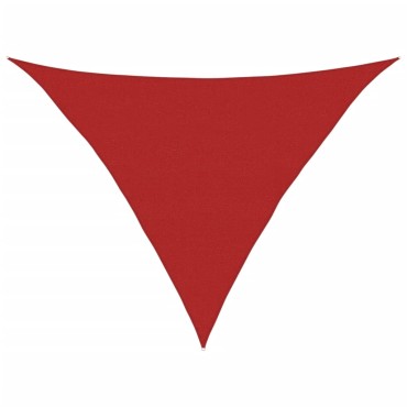 vidaXL Πανί Σκίασης Κόκκινο 5 x 5 x 6 μ. από HDPE 160 γρ./μ²