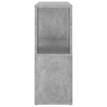 vidaXL Βιβλιοθήκη Γκρι Σκυροδέματος 60x24x63cm από Μοριοσανίδα 1 τεμ.