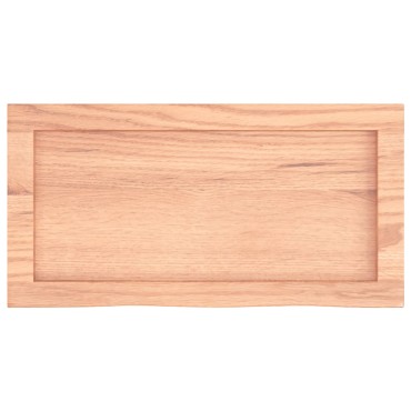 vidaXL Πάγκος Μπάνιου Αν. Καφέ 60x30x(2-4) εκ. Επεξεργ. Μασίφ Ξύλο